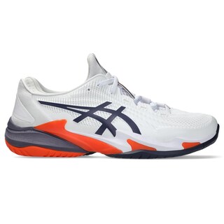 Foto 1 | Zapatillas De Tenis Asics Court Flytefoam 3 Para Hombre Blanco/grisáceo - Venta Internacional.