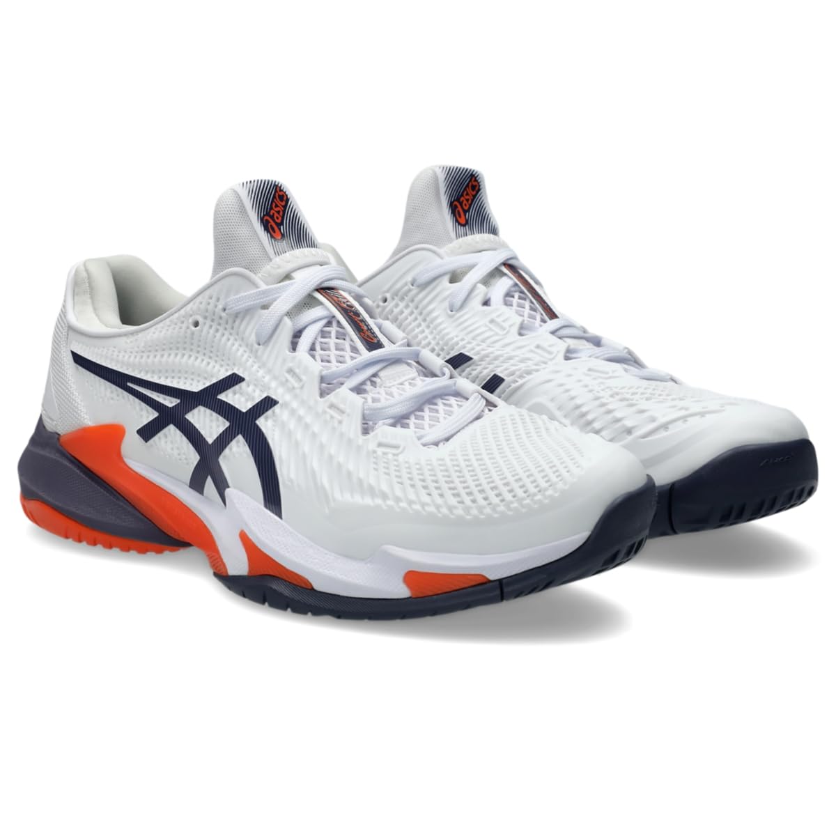 Foto 2 | Zapatillas De Tenis Asics Court Flytefoam 3 Para Hombre Blanco/grisáceo - Venta Internacional.