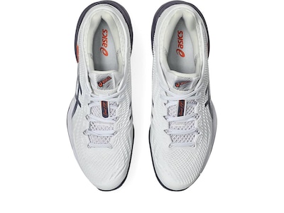Foto 6 | Zapatillas De Tenis Asics Court Flytefoam 3 Para Hombre Blanco/grisáceo - Venta Internacional.