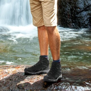 Foto 6 | Botas De Senderismo Nortiv 8 Armadillo Impermeables Para Hombre, Talla 10, Negras - Venta Internacional.
