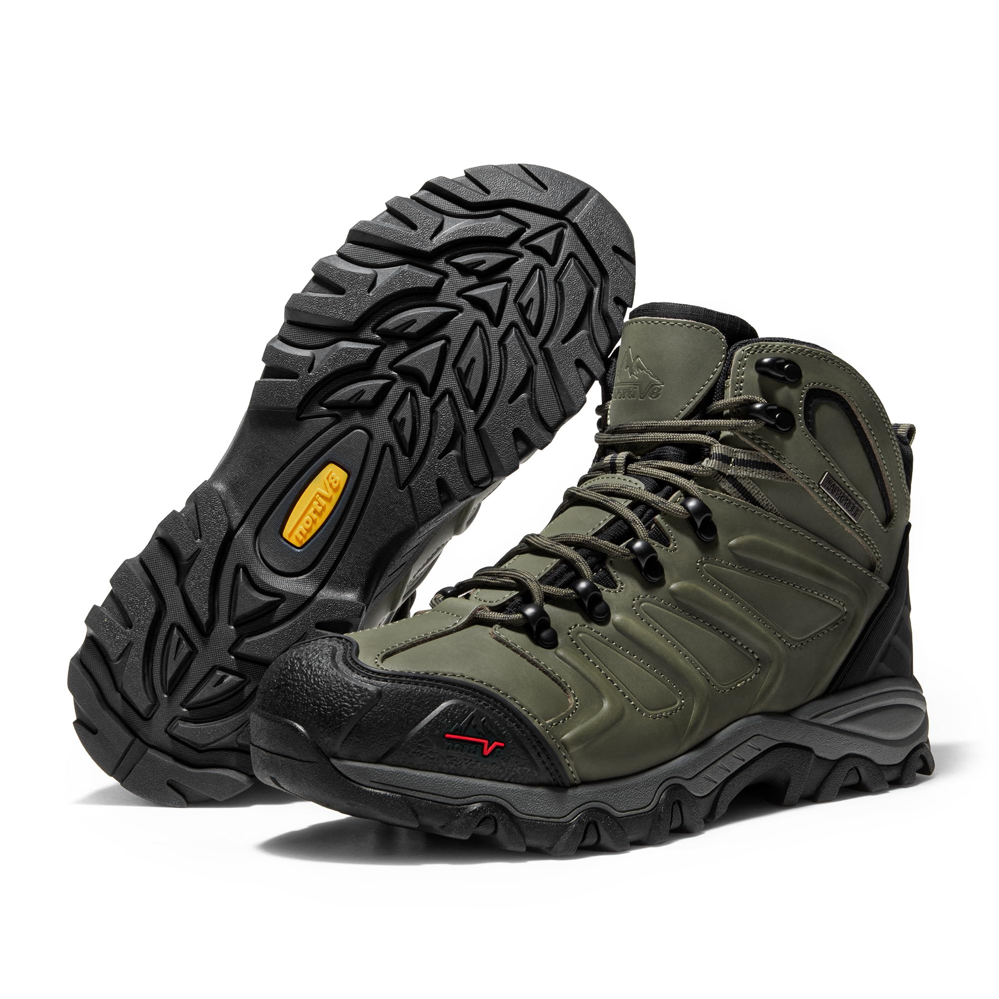 Foto 3 pulgar | Botas De Senderismo Nortiv 8 Armadillo Impermeables Para Hombre, Talla 15 - Venta Internacional.