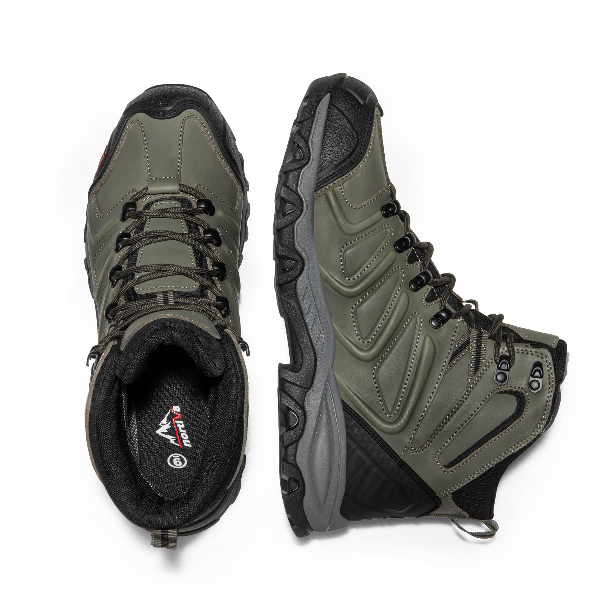 Foto 4 | Botas De Senderismo Nortiv 8 Armadillo Impermeables Para Hombre, Talla 15 - Venta Internacional.