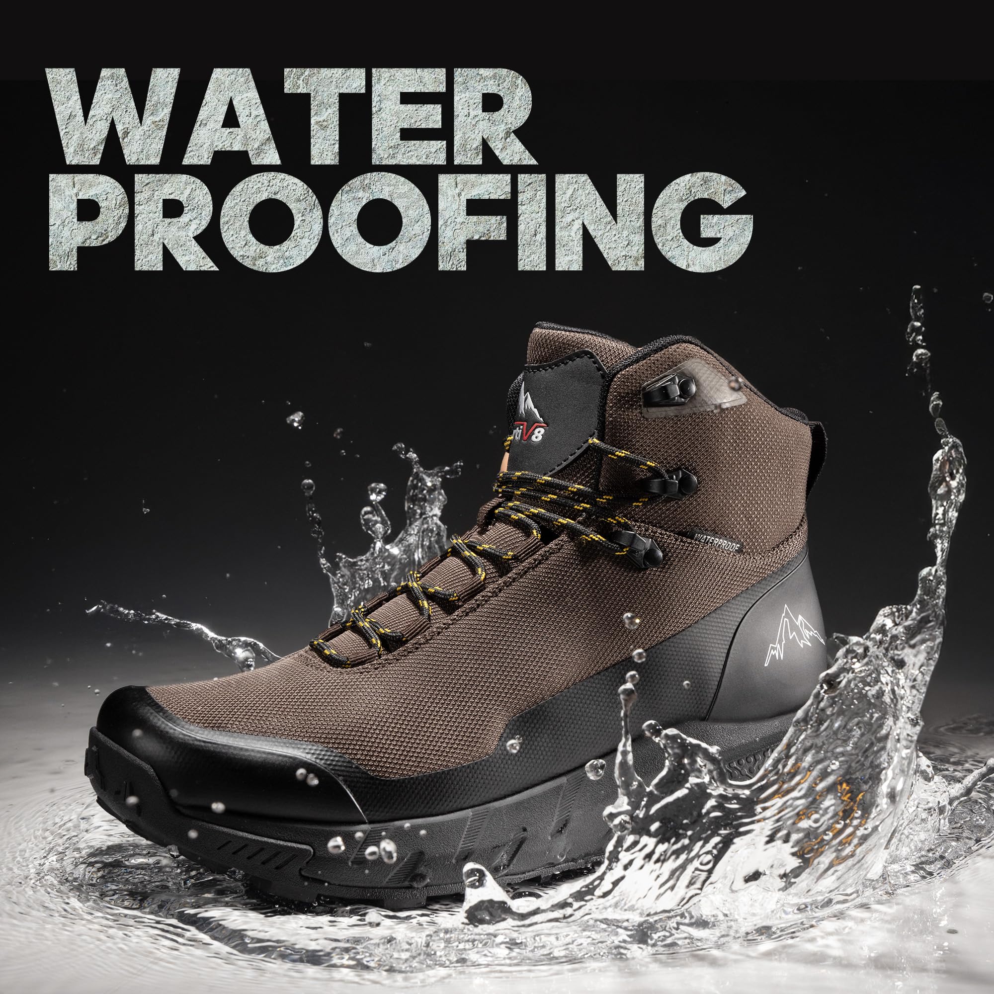 Foto 3 pulgar | Botas De Senderismo Nortiv 8 Hydrotrek Impermeables Para Hombre, Talla 9.5 - Venta Internacional.