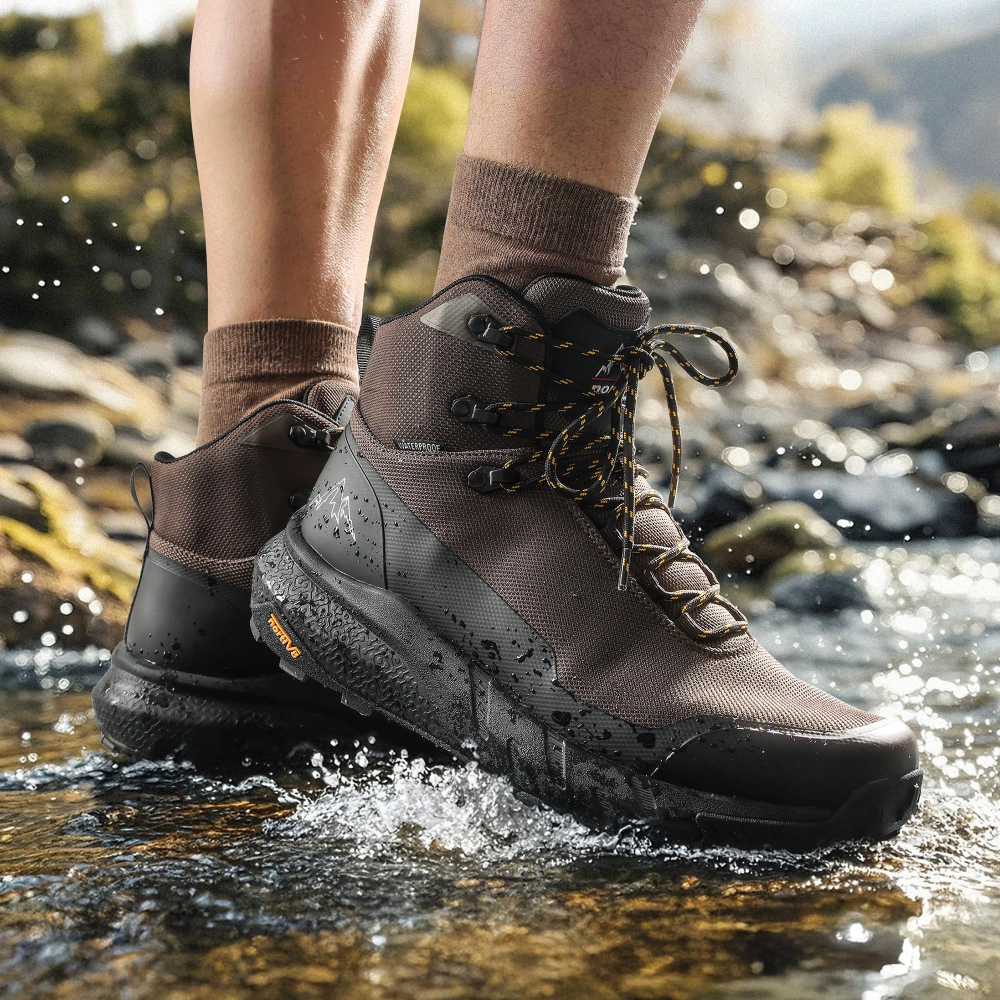 Foto 7 pulgar | Botas De Senderismo Nortiv 8 Hydrotrek Impermeables Para Hombre, Talla 9.5 - Venta Internacional.