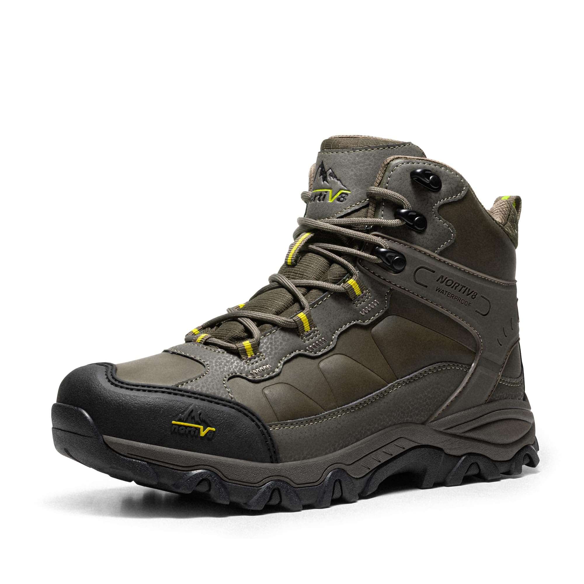 Foto 2 pulgar | Botas De Senderismo Nortiv 8 Paladin Impermeables Para Hombre Olive 7.5us - Venta Internacional.