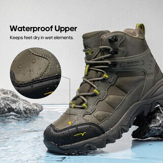 Foto 7 | Botas De Senderismo Nortiv 8 Paladin Impermeables Para Hombre Olive 7.5us - Venta Internacional.