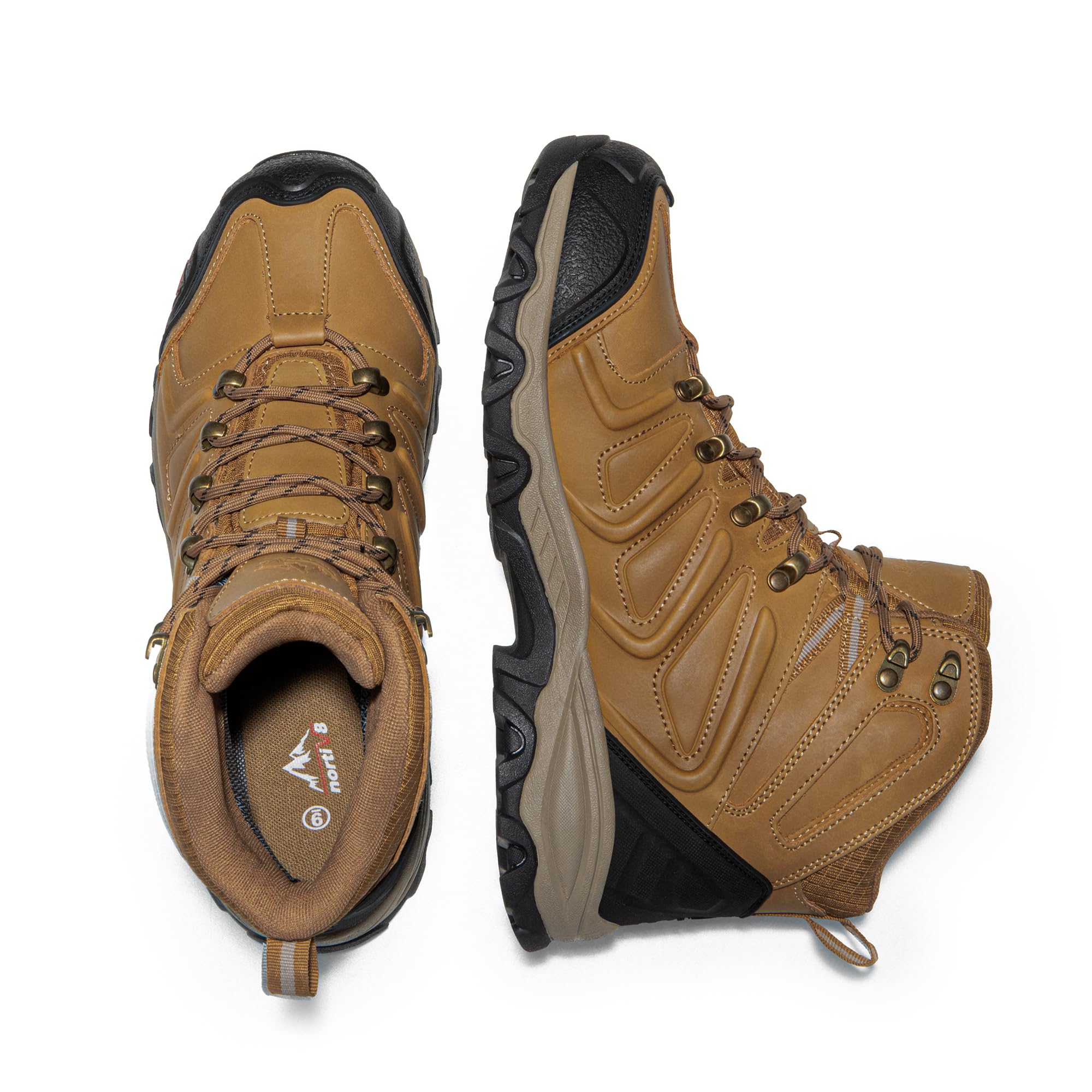 Foto 5 pulgar | Botas De Senderismo Nortiv 8 Armadillo Impermeables Para Hombre, Color Marrón 6.5us - Venta Internacional.