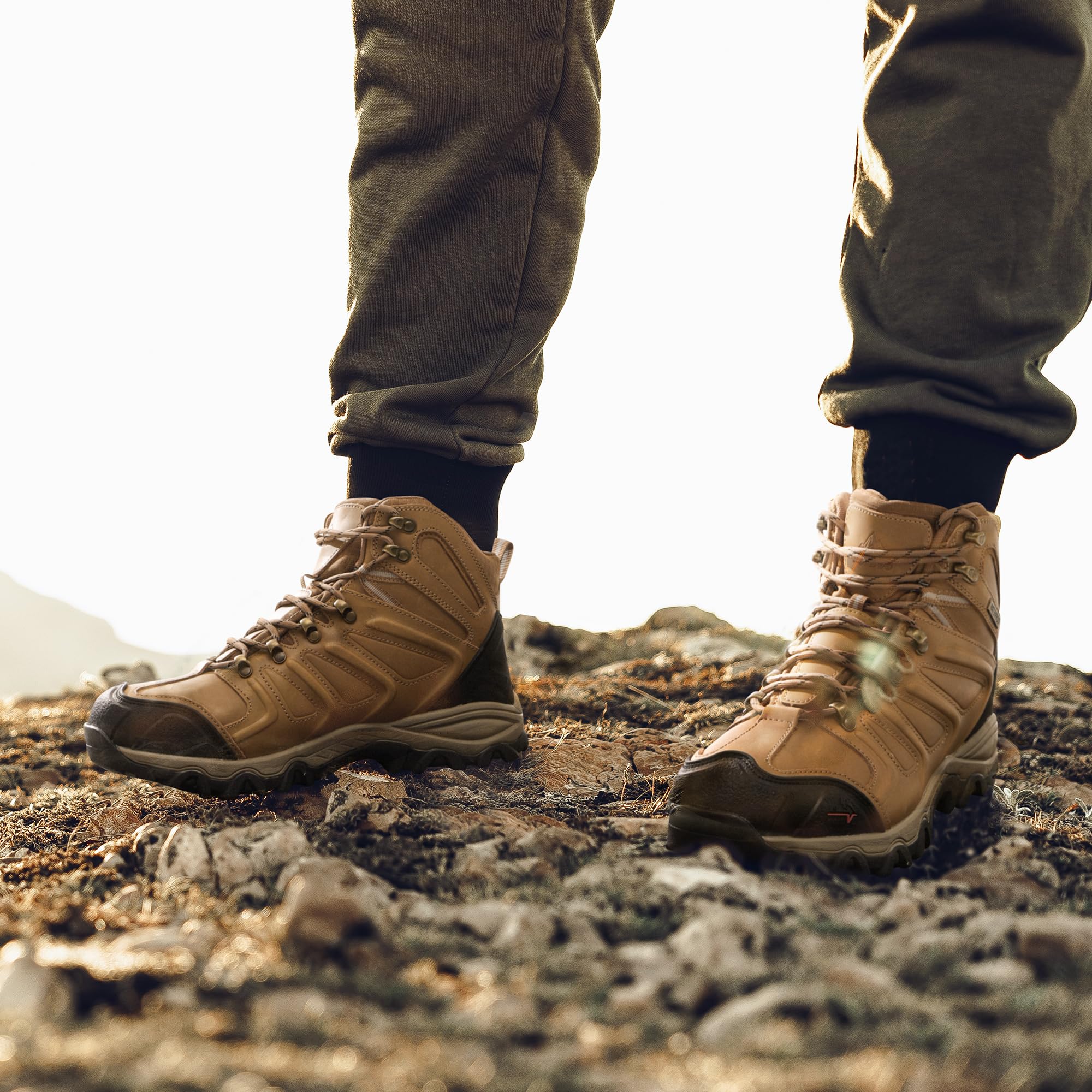 Foto 6 | Botas De Senderismo Nortiv 8 Armadillo Impermeables Para Hombre, Color Marrón 6.5us - Venta Internacional.
