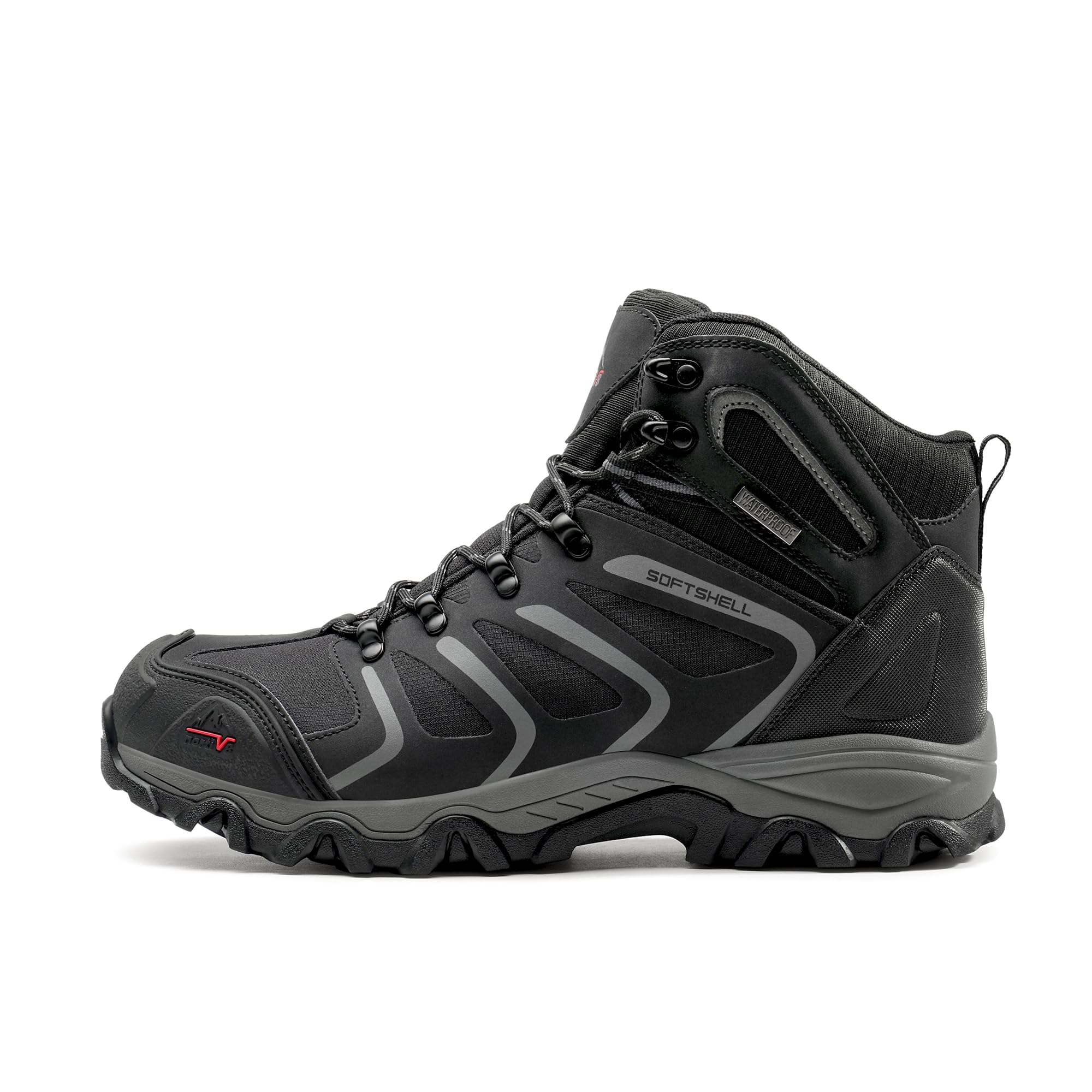 Foto 3 pulgar | Botas De Senderismo Nortiv 8 Armadillo Impermeables Para Hombre, Color Negro, Talla 15 - Venta Internacional.