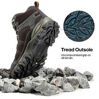 Foto 5 | Botas De Senderismo Nortiv 8 Paladin Impermeables Para Hombre, Color Marrón 7.5us - Venta Internacional.