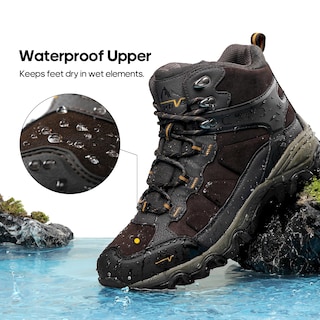Foto 7 | Botas De Senderismo Nortiv 8 Paladin Impermeables Para Hombre, Color Marrón 7.5us - Venta Internacional.