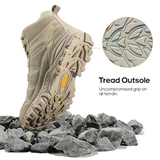 Foto 5 | Botas De Senderismo Nortiv 8 Paladin Impermeables Para Hombre, Talla 10, Color Arena - Venta Internacional.