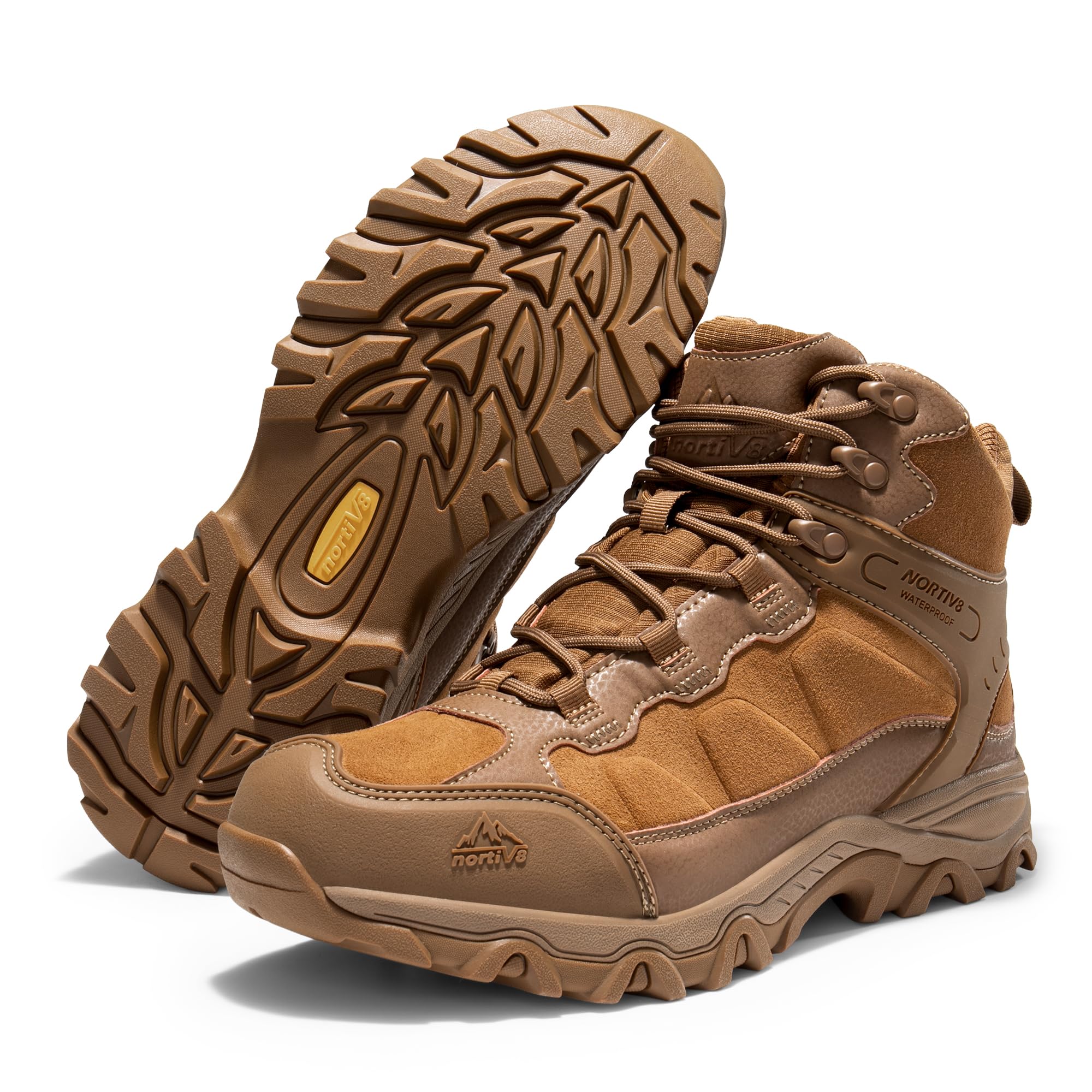 Foto 3 pulgar | Botas De Senderismo Nortiv 8 Paladin Impermeables Para Hombre, Talla 9.5 - Venta Internacional.