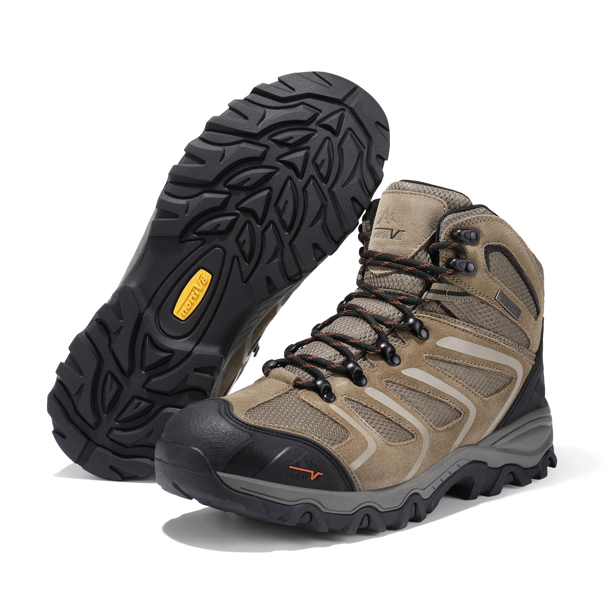 Foto 3 pulgar | Botas De Senderismo Nortiv 8 Armadillo Impermeables Para Hombre, Talla 15 - Venta Internacional.