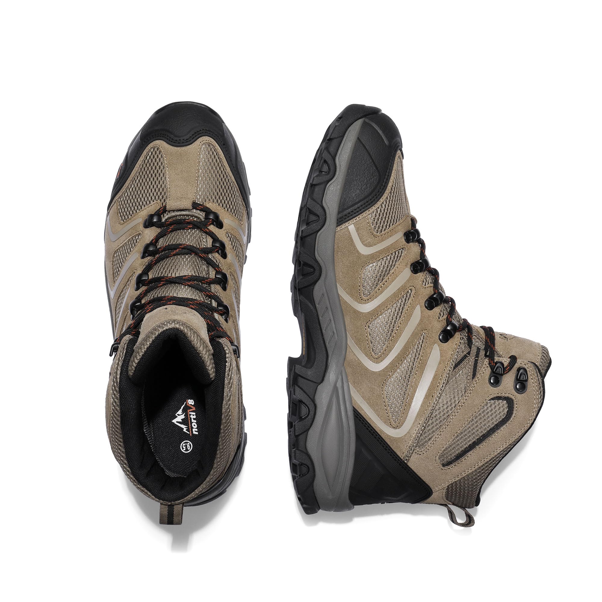 Foto 5 pulgar | Botas De Senderismo Nortiv 8 Armadillo Impermeables Para Hombre, Talla 15 - Venta Internacional.