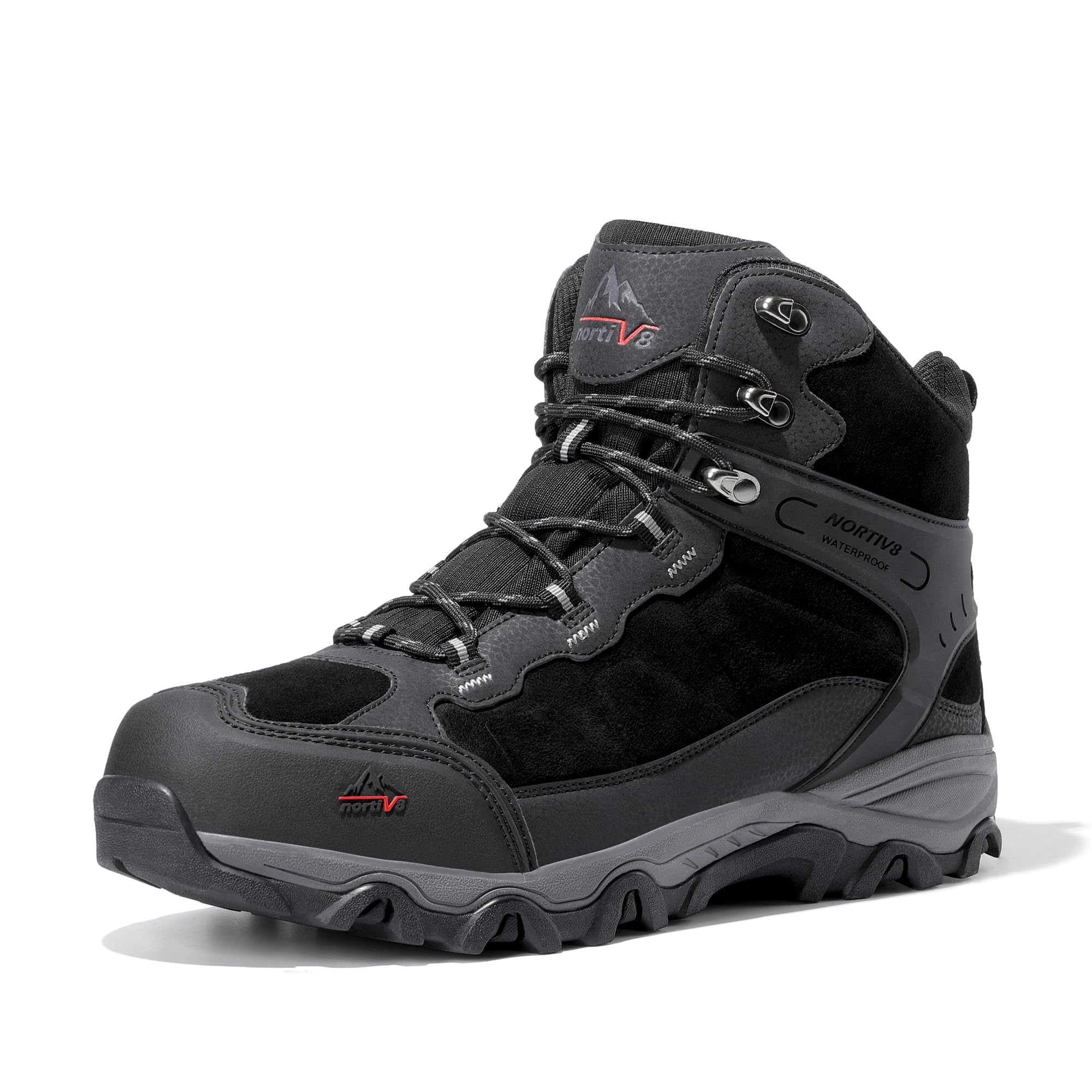 Foto 2 pulgar | Botas De Senderismo Nortiv 8 Paladin Impermeables Para Hombre, Talla 13, Color Negro - Venta Internacional.