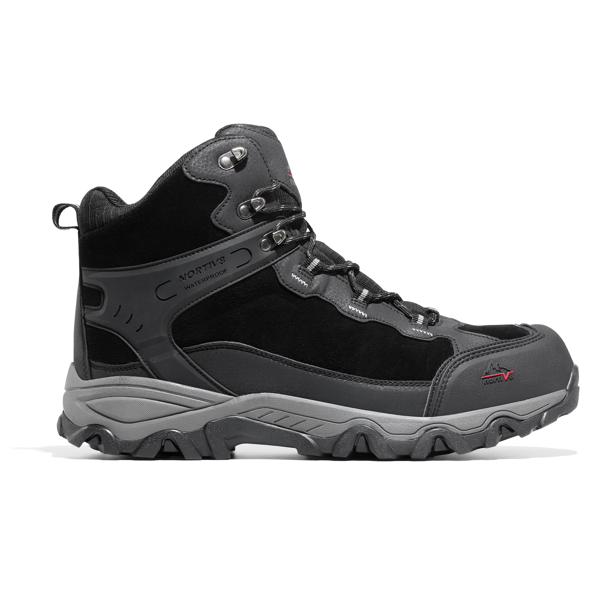 Foto 4 pulgar | Botas De Senderismo Nortiv 8 Paladin Impermeables Para Hombre, Talla 13, Color Negro - Venta Internacional.