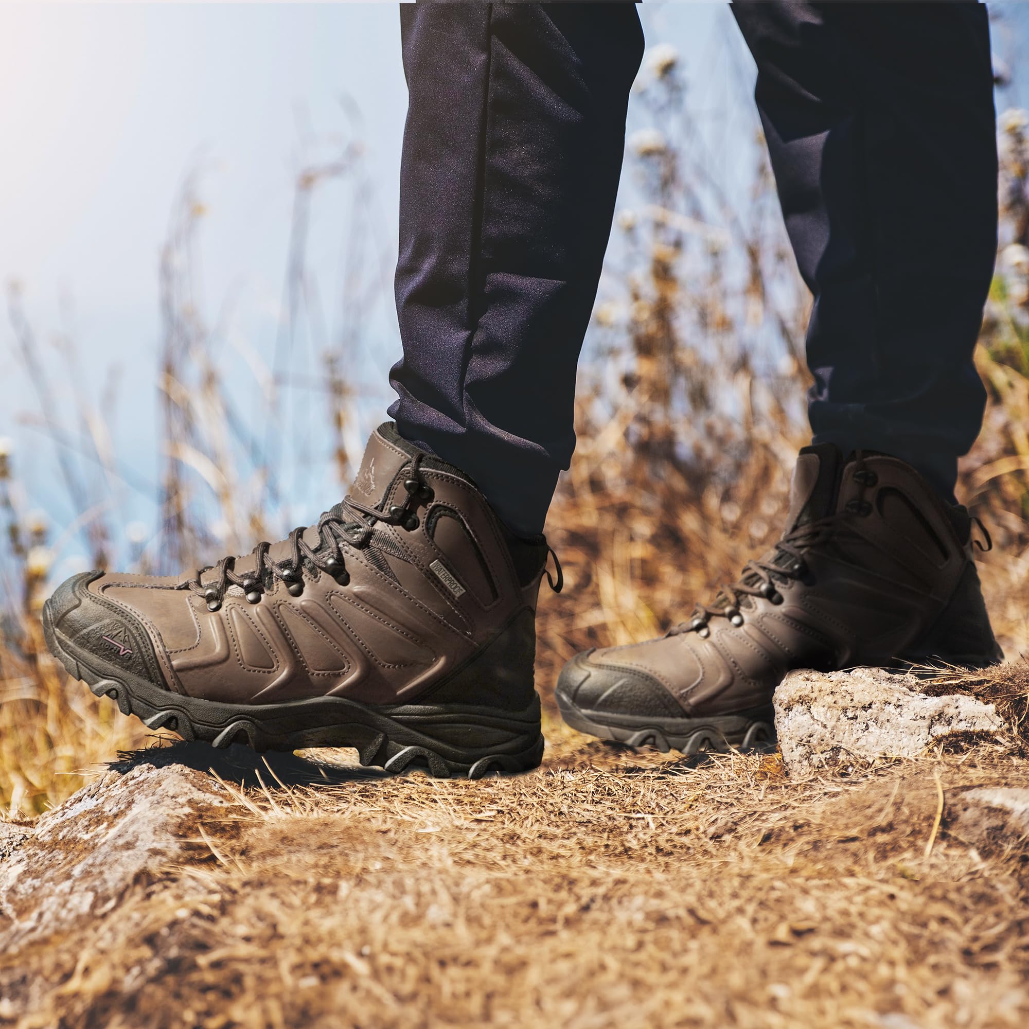 Foto 6 | Botas De Senderismo Nortiv 8 Armadillo Impermeables Para Hombre Talla 8.5 - Venta Internacional.