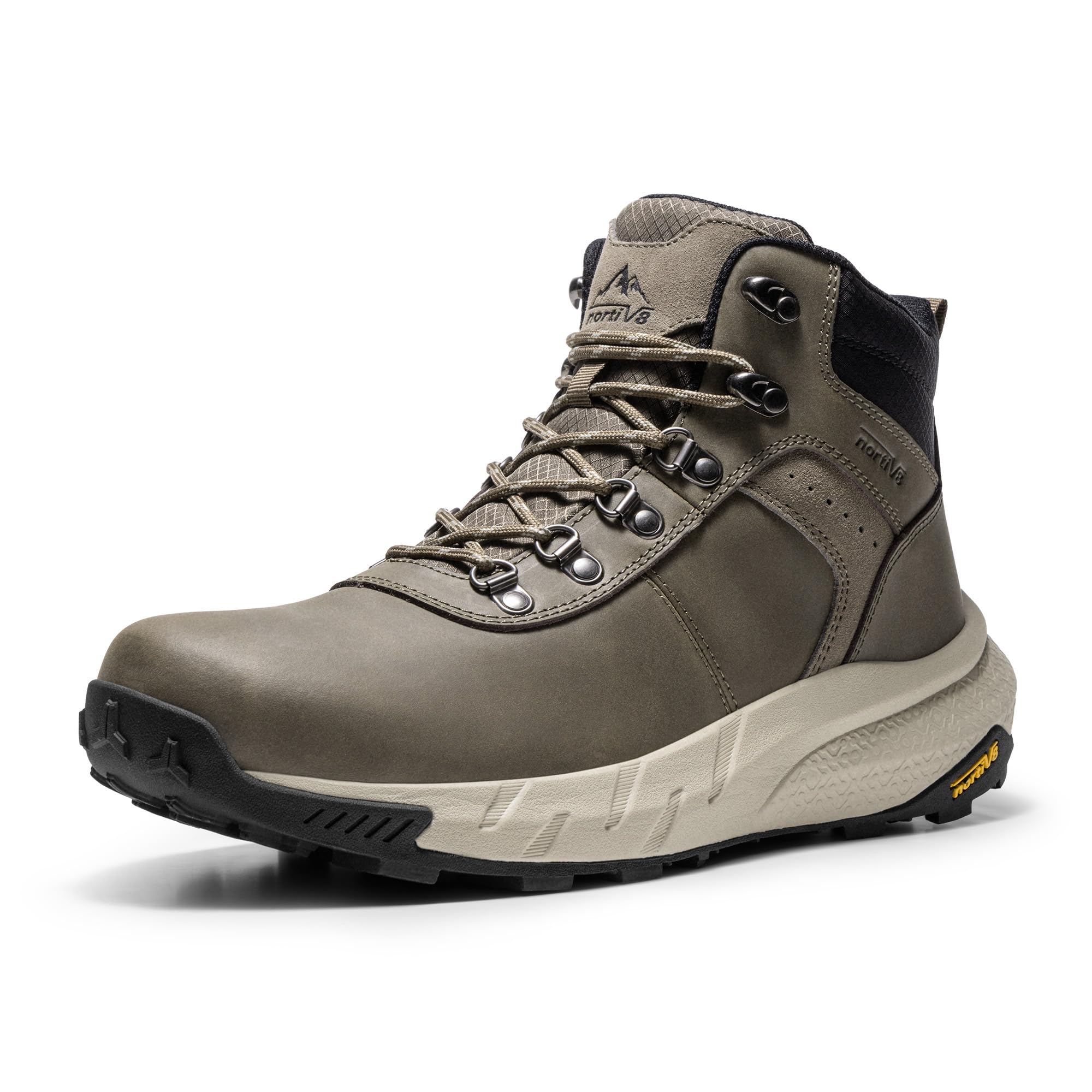 Foto 2 pulgar | Botas De Senderismo Nortiv 8 Nmumhb2505 Impermeables De Piel Para Hombre, Color Oliva 8.5 - Venta Internacional.