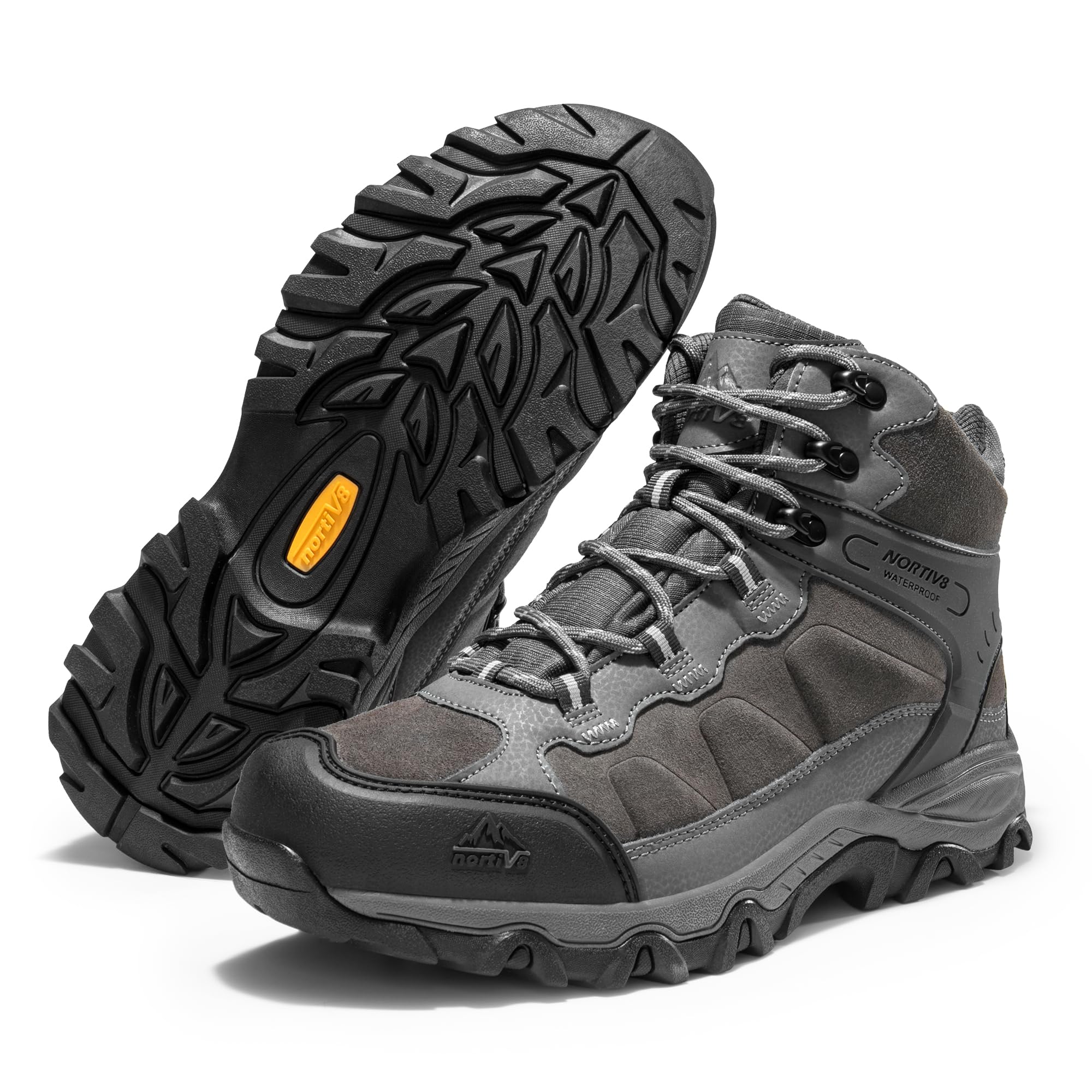 Foto 3 pulgar | Botas De Senderismo Nortiv 8 Paladin Impermeables Para Hombre, Talla 9.5 - Venta Internacional.