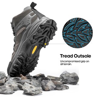 Foto 5 | Botas De Senderismo Nortiv 8 Paladin Impermeables Para Hombre, Talla 9.5 - Venta Internacional.