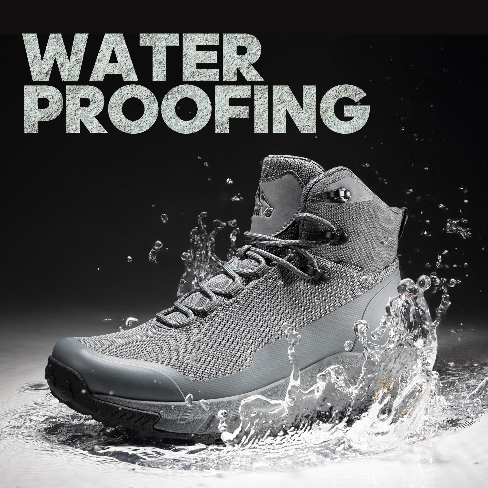 Foto 3 pulgar | Botas De Senderismo Nortiv 8 Hydrotrek Impermeables Para Hombre, Talla 10 - Venta Internacional.