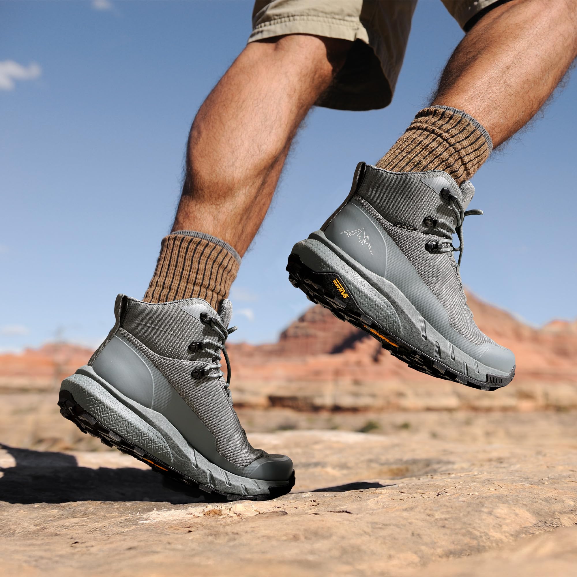 Foto 7 pulgar | Botas De Senderismo Nortiv 8 Hydrotrek Impermeables Para Hombre, Talla 10 - Venta Internacional.