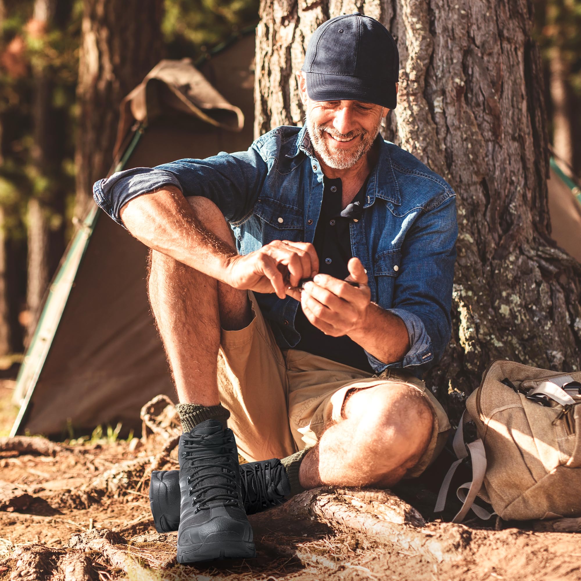 Foto 7 | Botas De Senderismo Nortiv 8 Armadillo Impermeables Para Hombre Talla 8.5 - Venta Internacional.