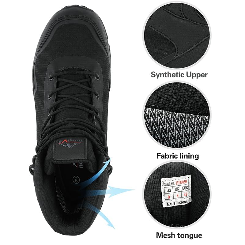 Foto 4 | Botas De Senderismo Nortiv 8 Paladin Impermeables Para Hombre, Talla 13 - Venta Internacional.