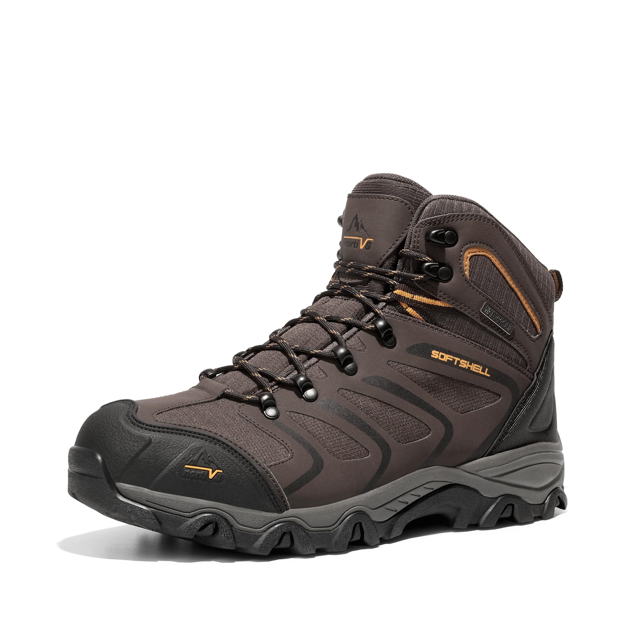 Foto 1 | Botas De Senderismo Nortiv 8 Armadillo Impermeables Para Hombre, Talla 13, Color Marrón - Venta Internacional.