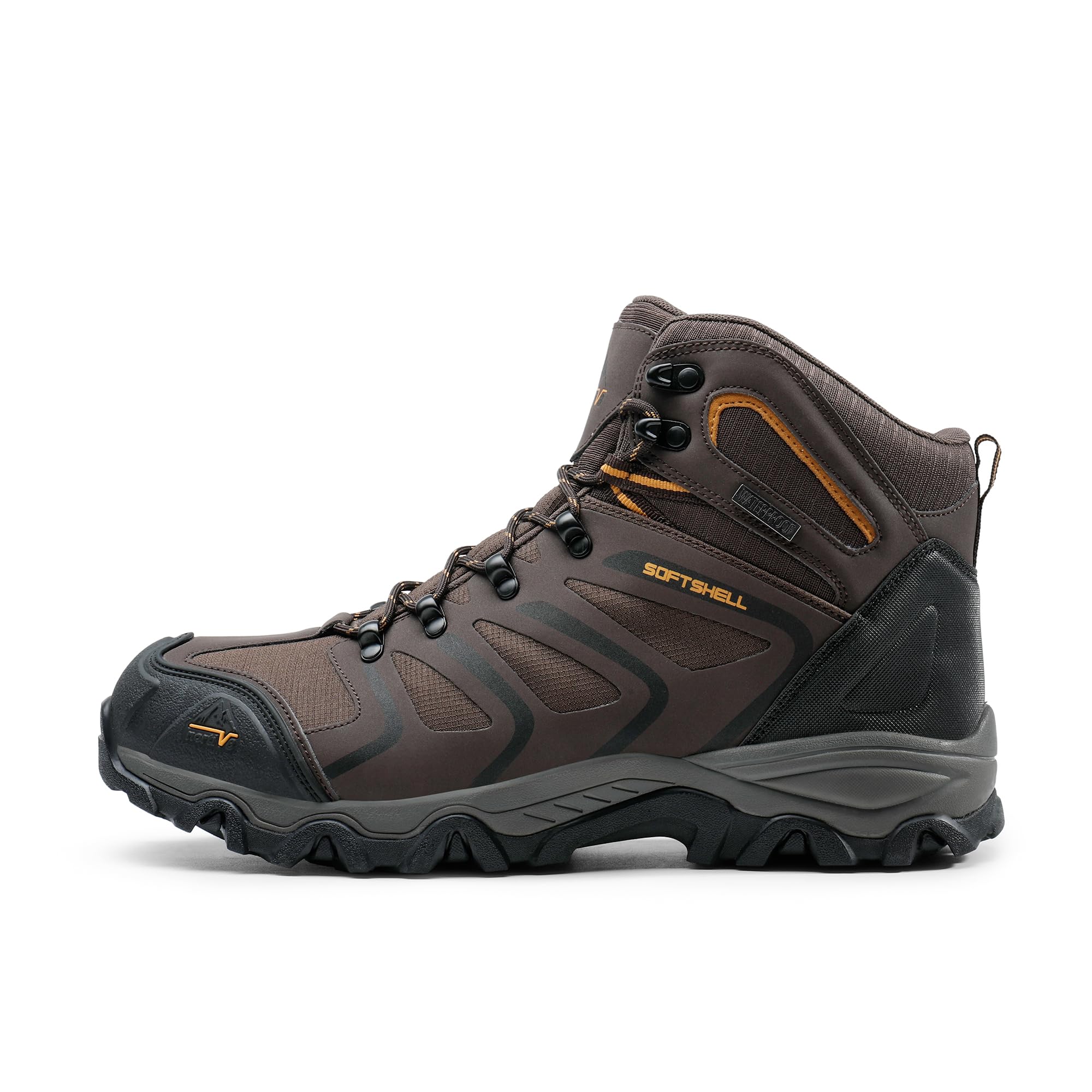 Foto 3 pulgar | Botas De Senderismo Nortiv 8 Armadillo Impermeables Para Hombre, Talla 13, Color Marrón - Venta Internacional.