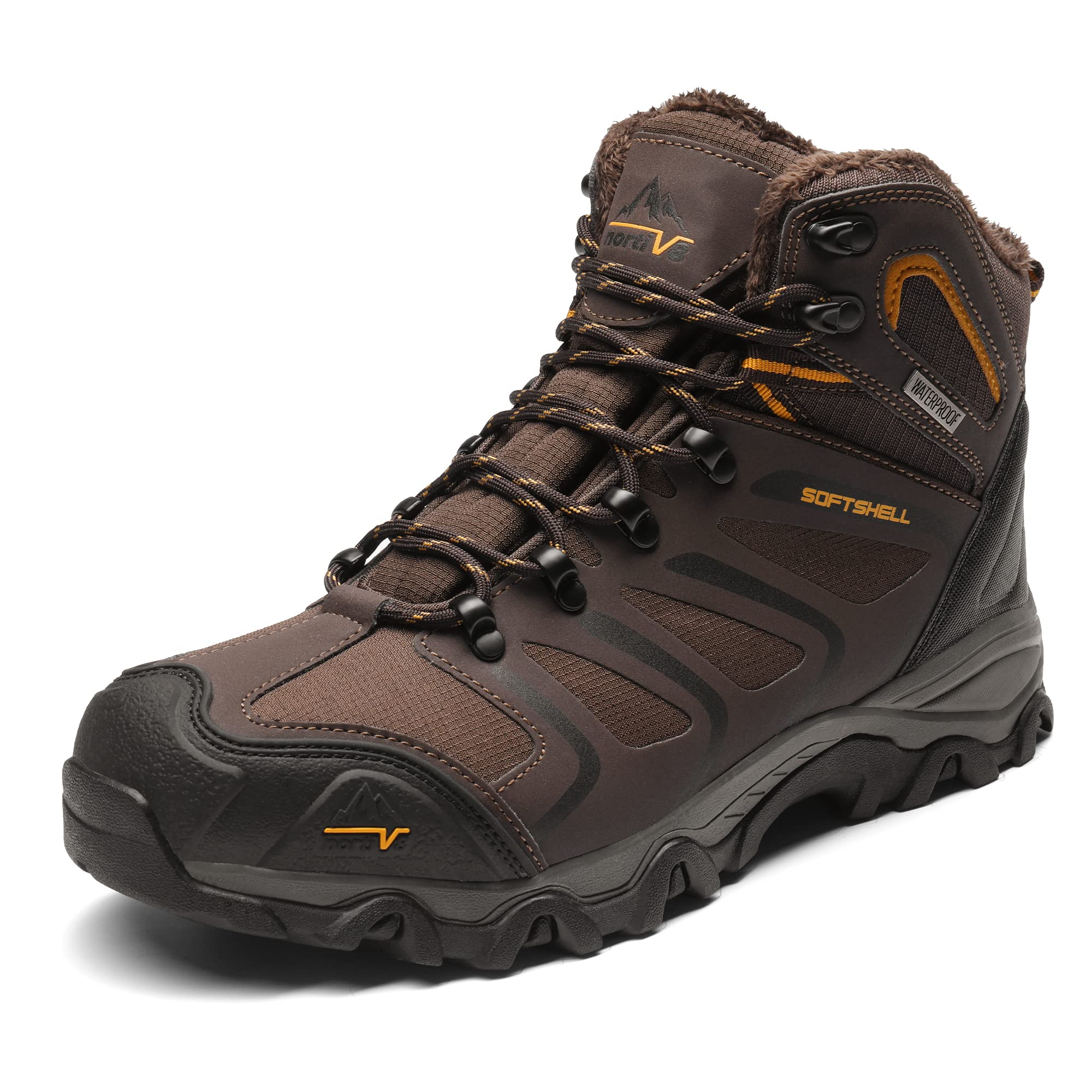 Foto 2 pulgar | Botas De Senderismo De Invierno Nortiv 8 Armadillo Impermeables Para Hombre, Color Marrón - Venta Internacional.