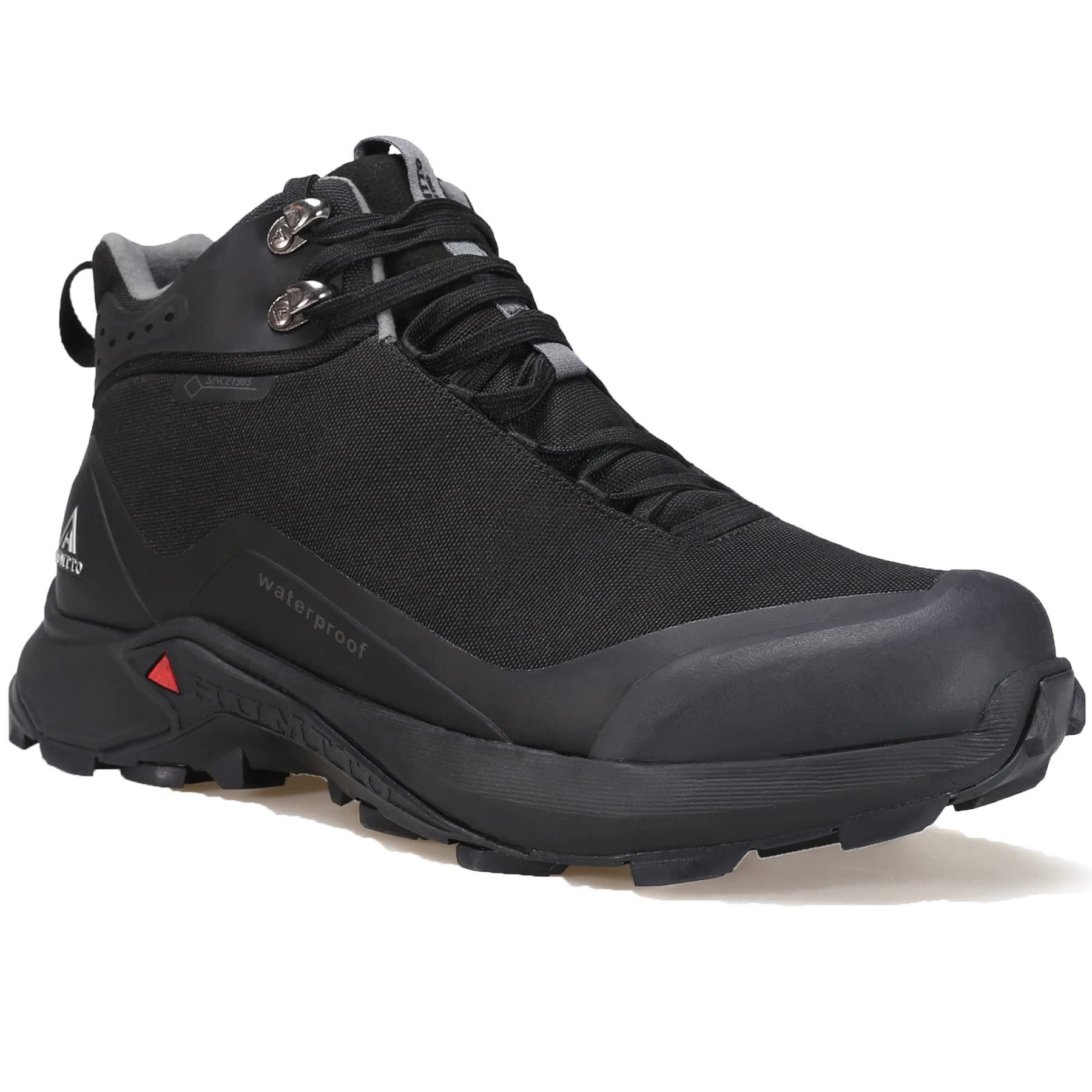 Foto 2 pulgar | Botas De Senderismo Humtto Para Hombre, Todo Terreno, Impermeables, Negras - Venta Internacional.