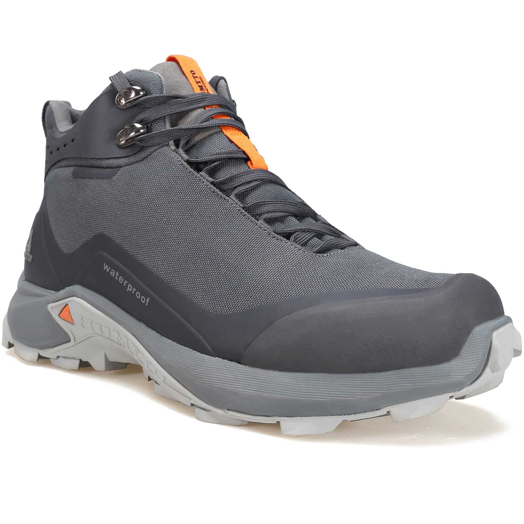 Foto 2 pulgar | Botas De Senderismo Humtto All-terrain Impermeables Para Hombre, Color Gris 8.5us - Venta Internacional.