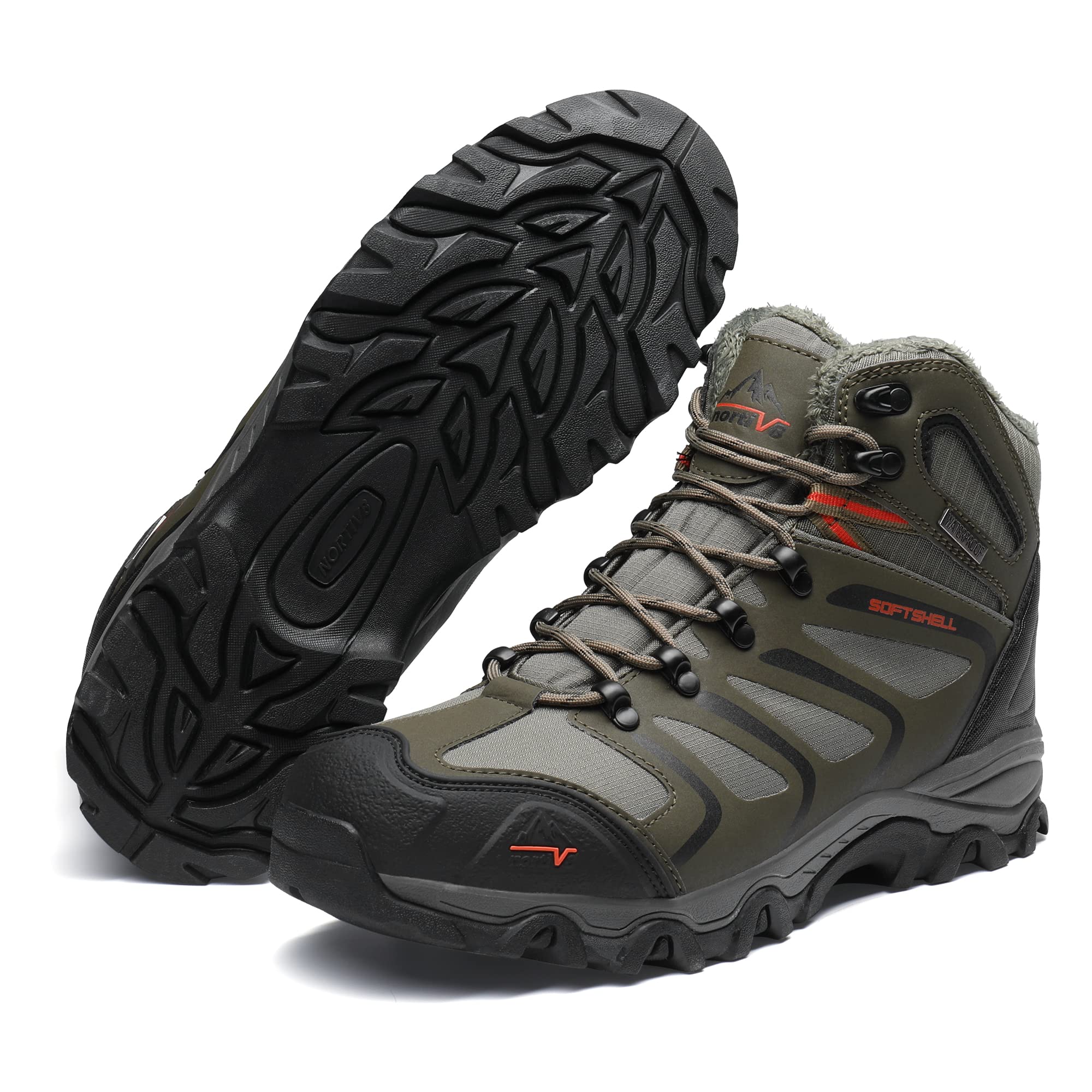 Foto 5 pulgar | Botas De Senderismo Nortiv 8 Armadillo Impermeables Para Hombre Talla 9.5 - Venta Internacional.