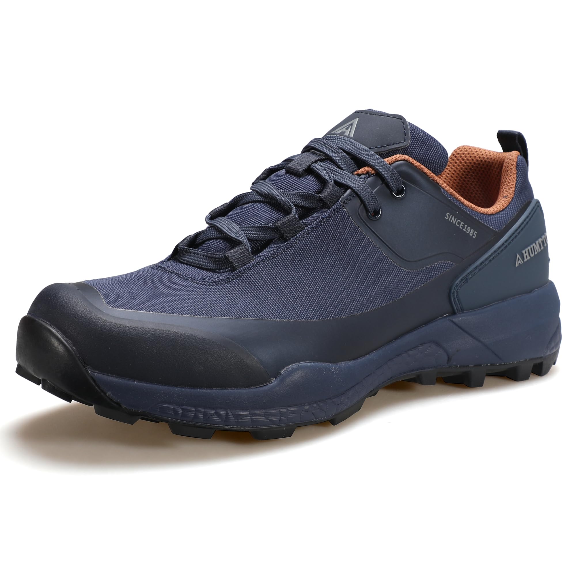 Foto 2 pulgar | Zapatos De Senderismo Humtto Impermeables Trekking Trail Para Hombre, Azul Marino - Venta Internacional.