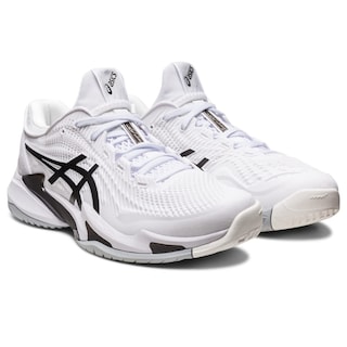 Foto 2 | Zapatillas De Tenis Asics Court Flytefoam 3 Para Hombre Blanco/negro - Venta Internacional.