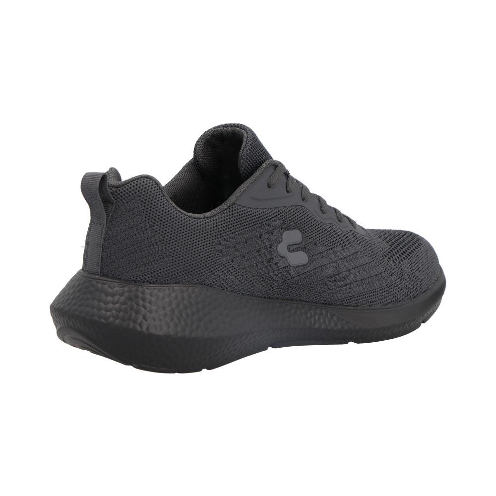 Foto 2 | Tenis Hombre Charly Textil Deportivo Durable Caminar Correr Deportivo Ajustable Cordones Suela Plana Gris