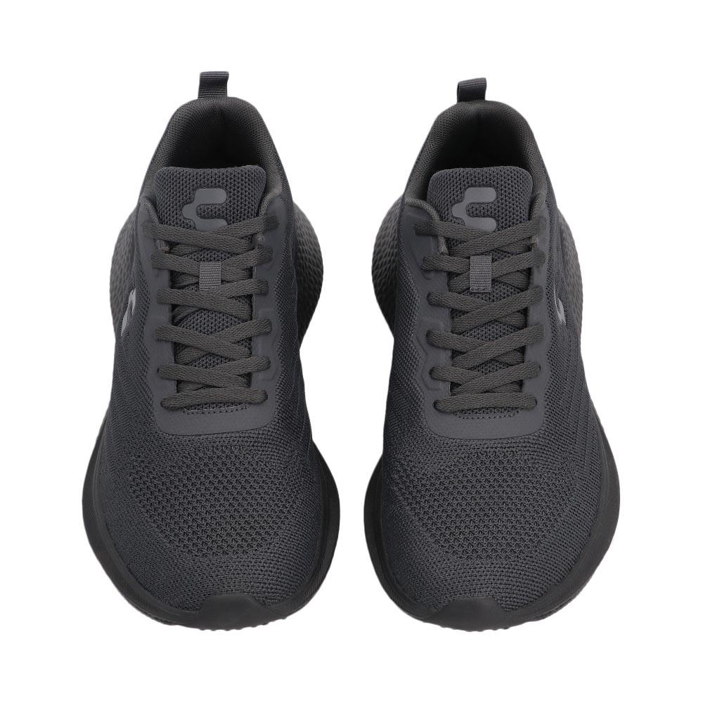 Foto 5 pulgar | Tenis Hombre Charly Textil Deportivo Durable Caminar Correr Deportivo Ajustable Cordones Suela Plana Gris