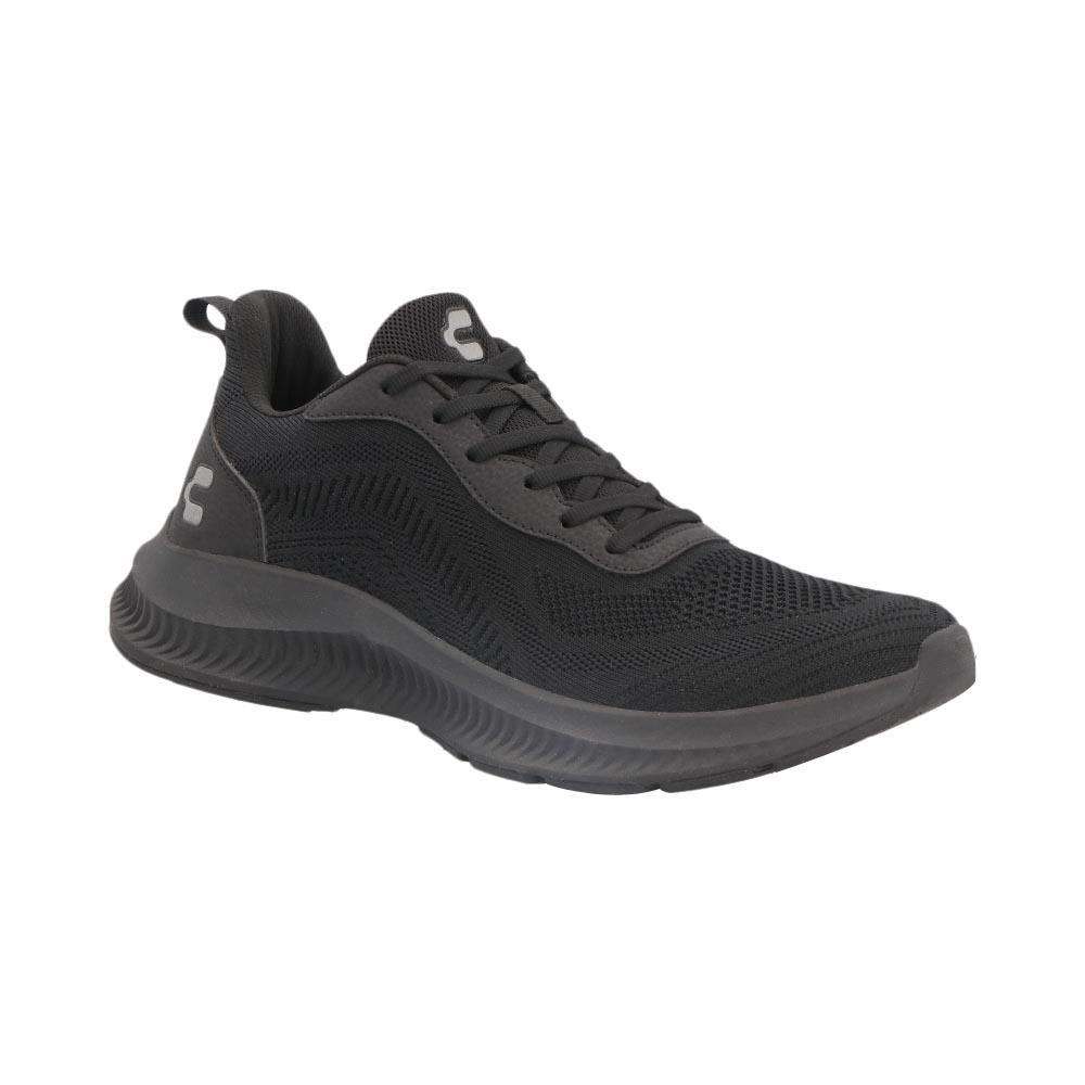 Foto 2 pulgar | Tenis Hombre Charly Textil Durable Resistente Caminar Correr Deportivo Ajustable Agujetas Casual Sue Negro