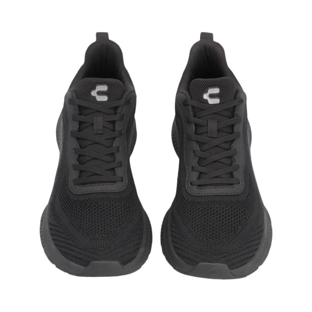 Foto 4 | Tenis Hombre Charly Textil Durable Resistente Caminar Correr Deportivo Ajustable Agujetas Casual Sue Negro