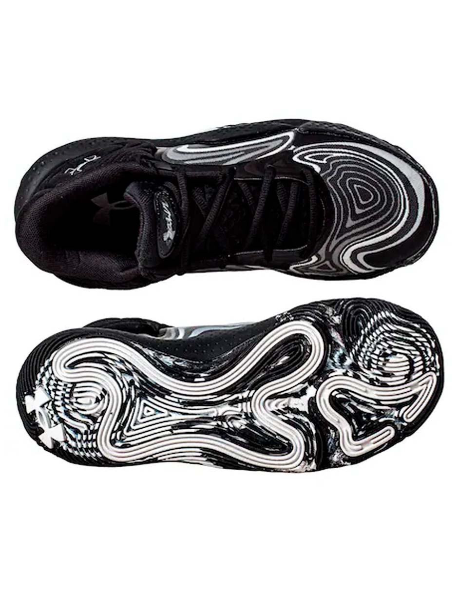Foto 5 pulgar | Tenis Caballero Under Armour Spawn Negro 3027647001