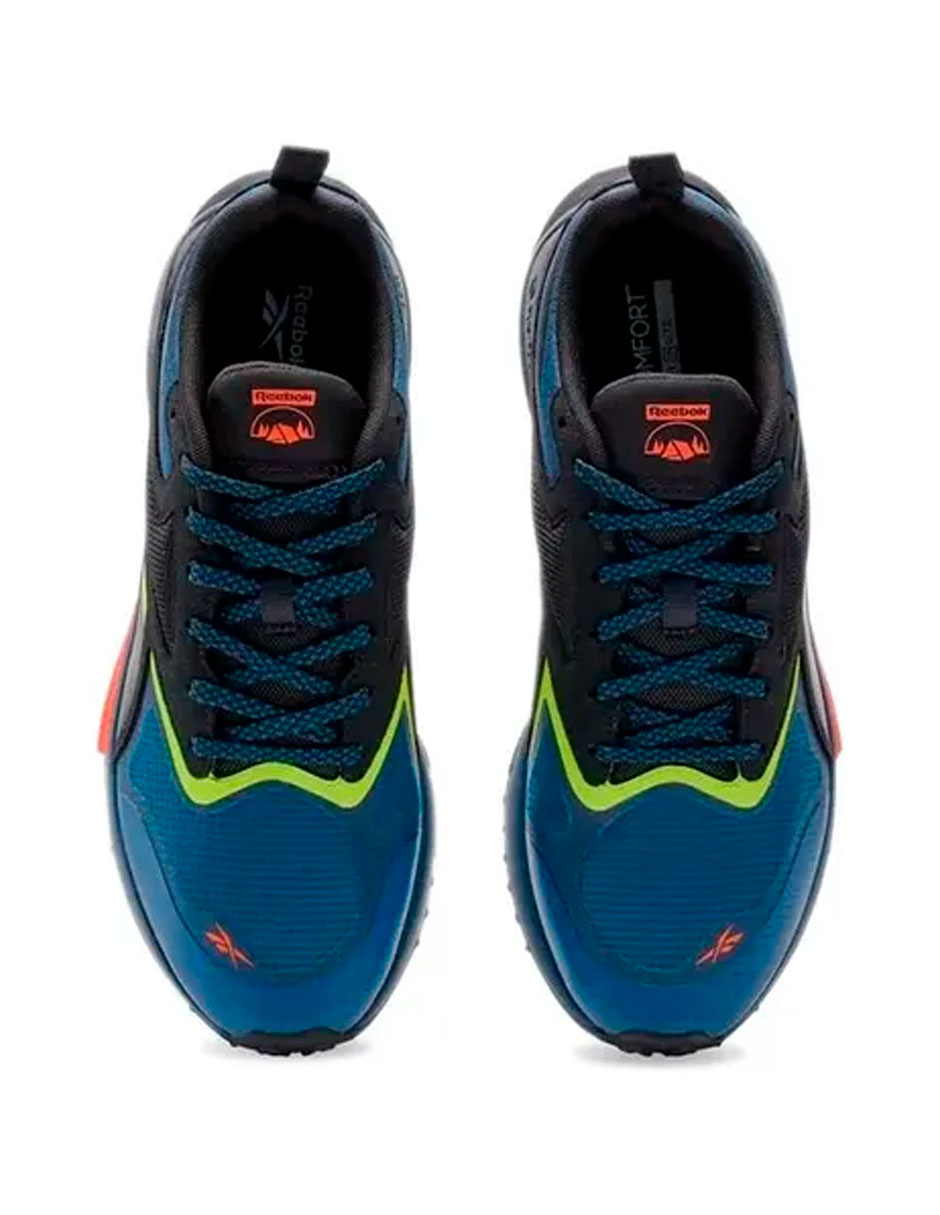 Foto 7 pulgar | Tenis Caballero Reebok Levante Trail Azul 100204935