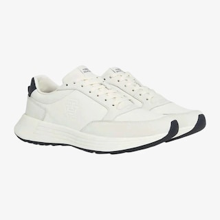 Foto 3 | Tenis Tommy Hilfiger Classic Runner Blanco Para Hombre - Original