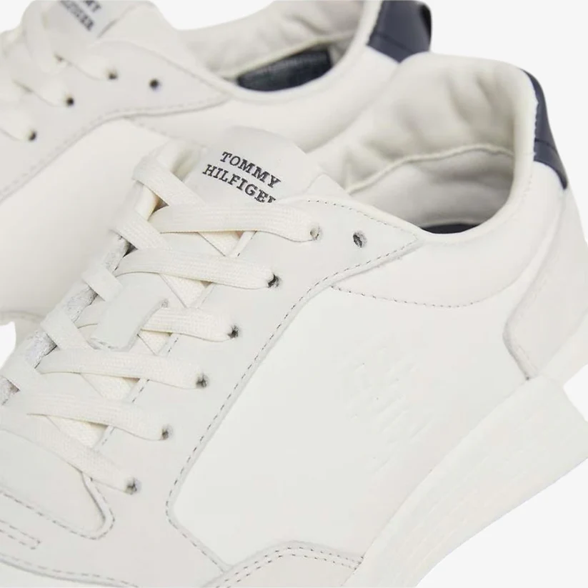 Foto 4 | Tenis Tommy Hilfiger Classic Runner Blanco Para Hombre - Original