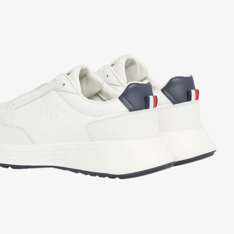 Foto 6 pulgar | Tenis Tommy Hilfiger Classic Runner Blanco Para Hombre - Original