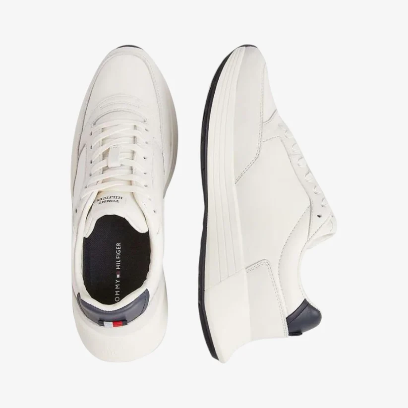Foto 7 pulgar | Tenis Tommy Hilfiger Classic Runner Blanco Para Hombre - Original