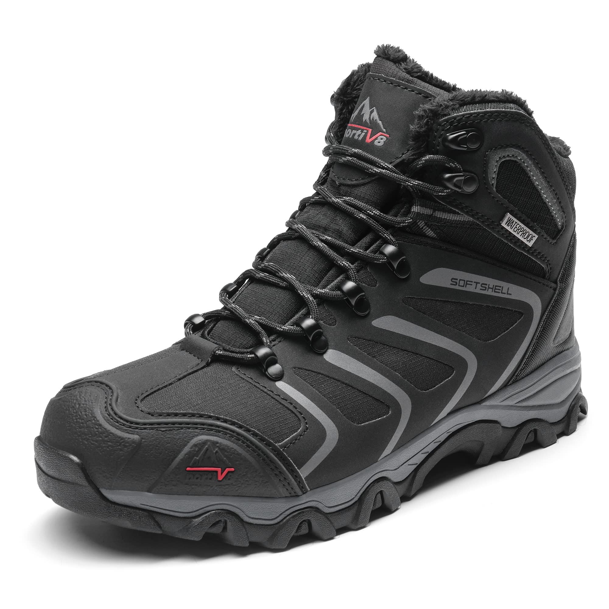 Foto 2 pulgar | Botas De Senderismo De Invierno Nortiv 8 Armadillo Impermeables Para Hombre  Negras - Venta Internacional.