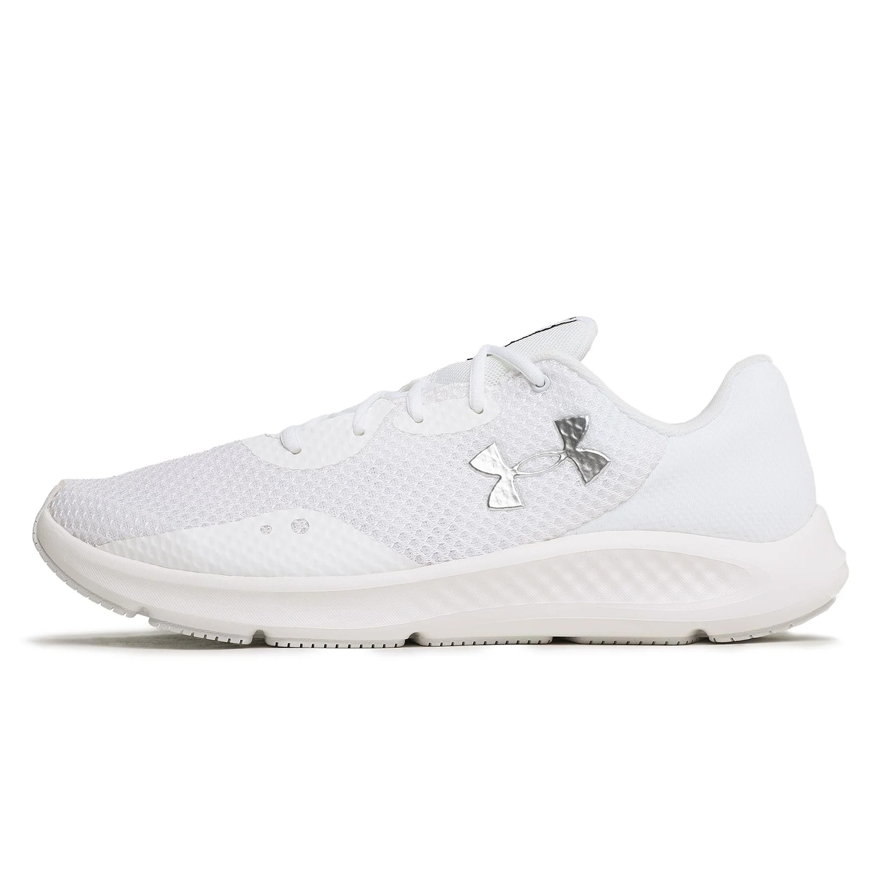 Foto 1 | Tenis Under Armour Charged Pursuit Deportivos Comodos Blanco Para Hombre