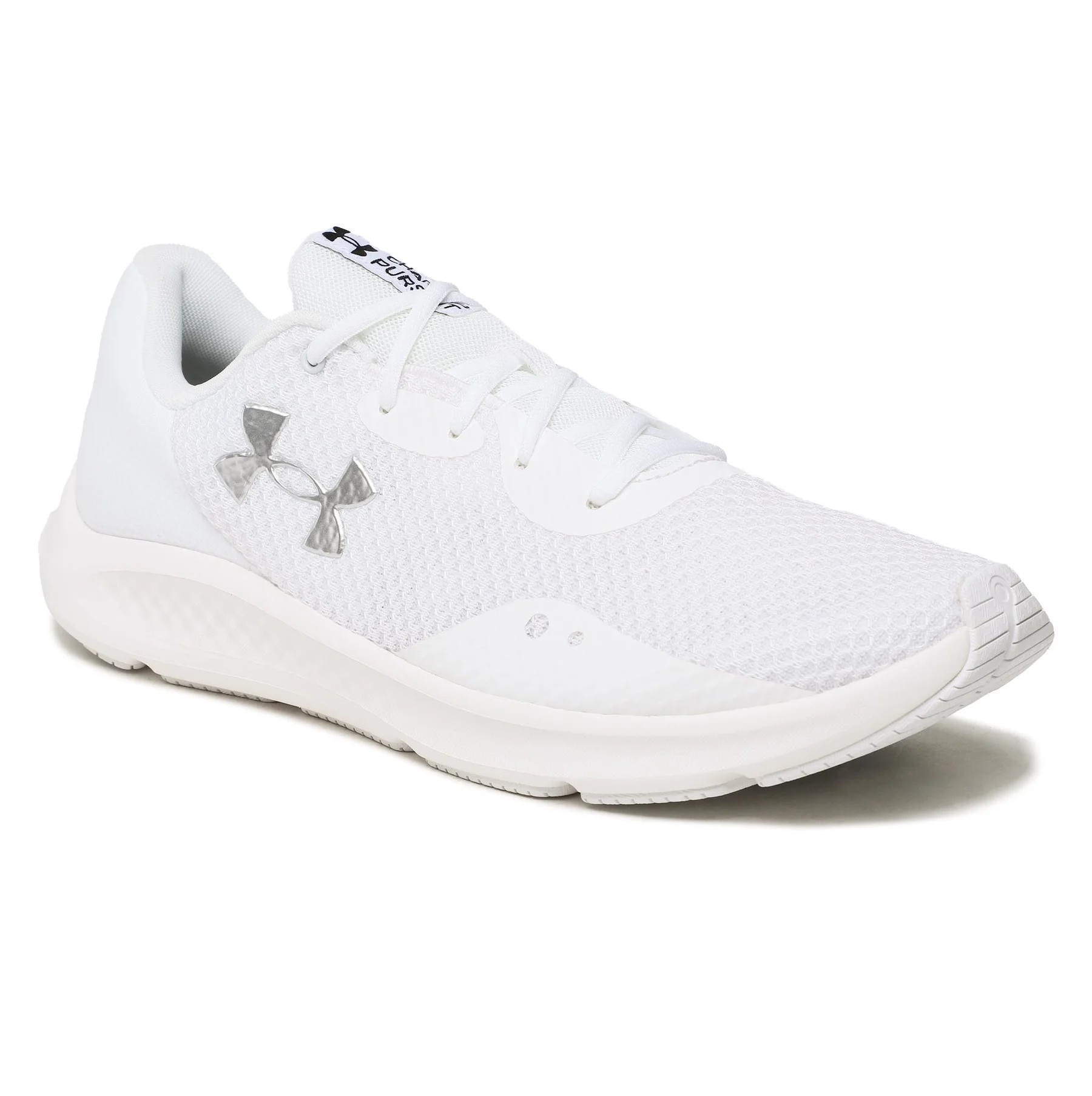 Foto 2 | Tenis Under Armour Charged Pursuit Deportivos Comodos Blanco Para Hombre